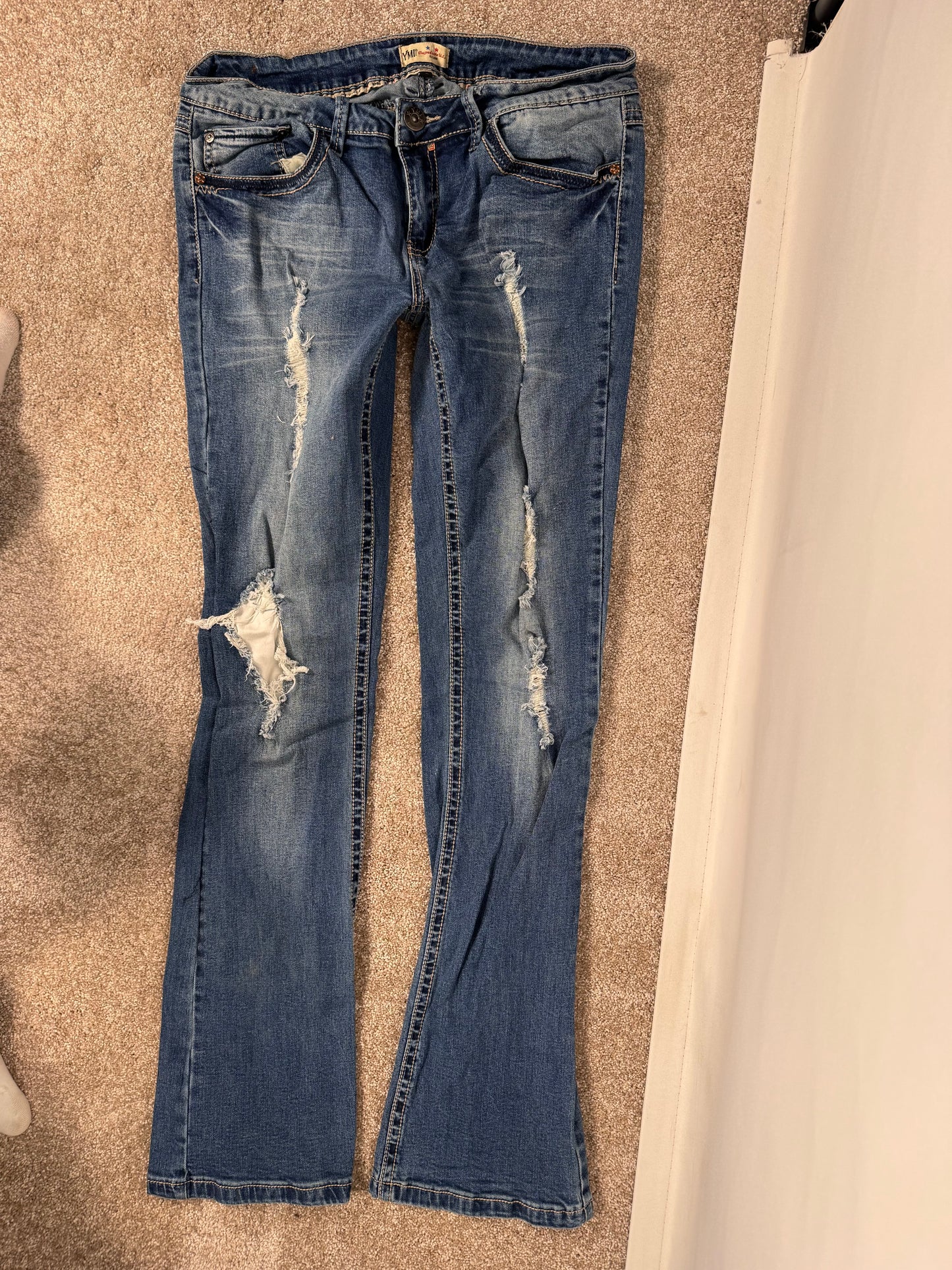 Lågmidjade jeans stl: S