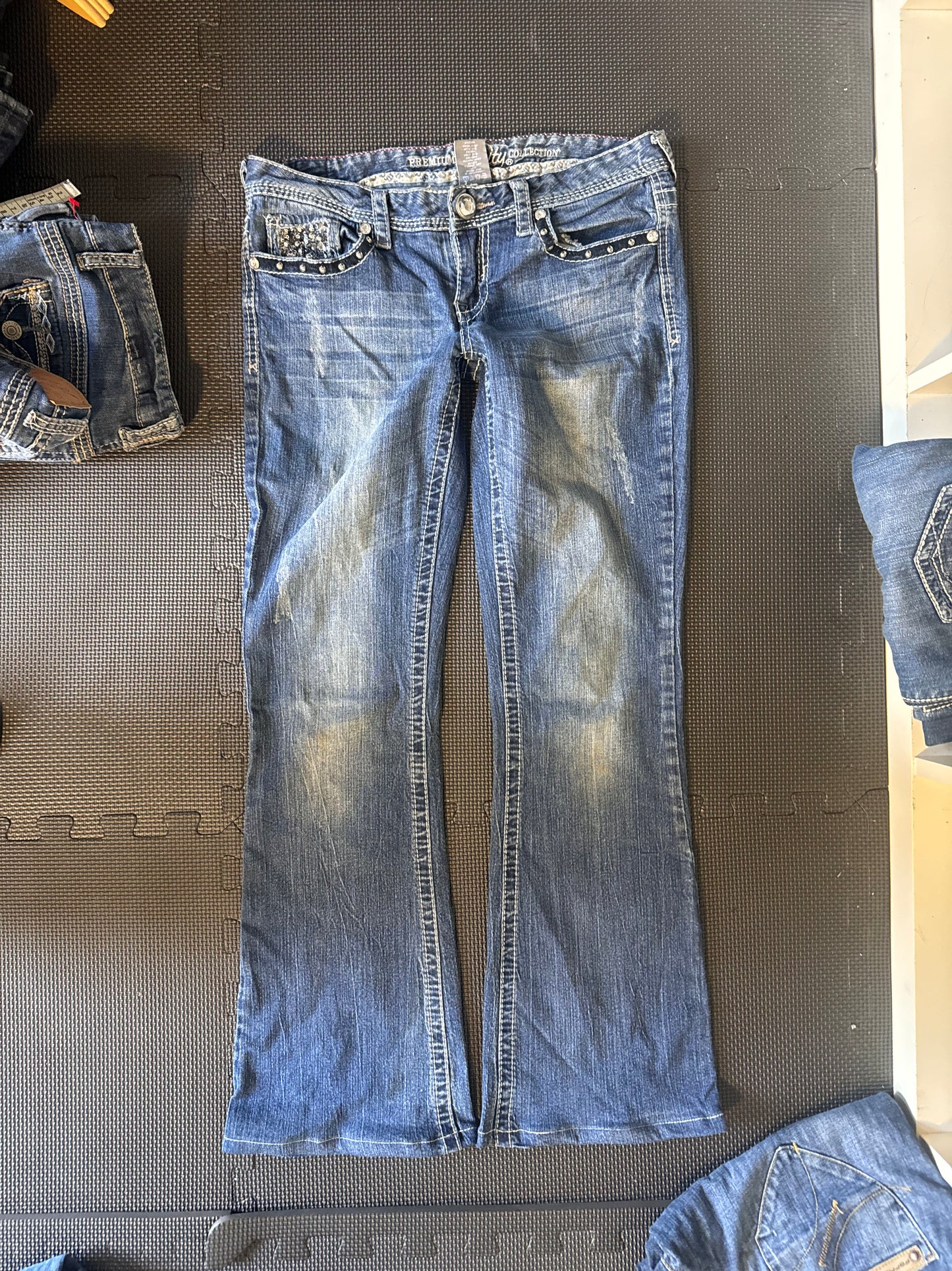 Lågmidjade jeans stl: S/M