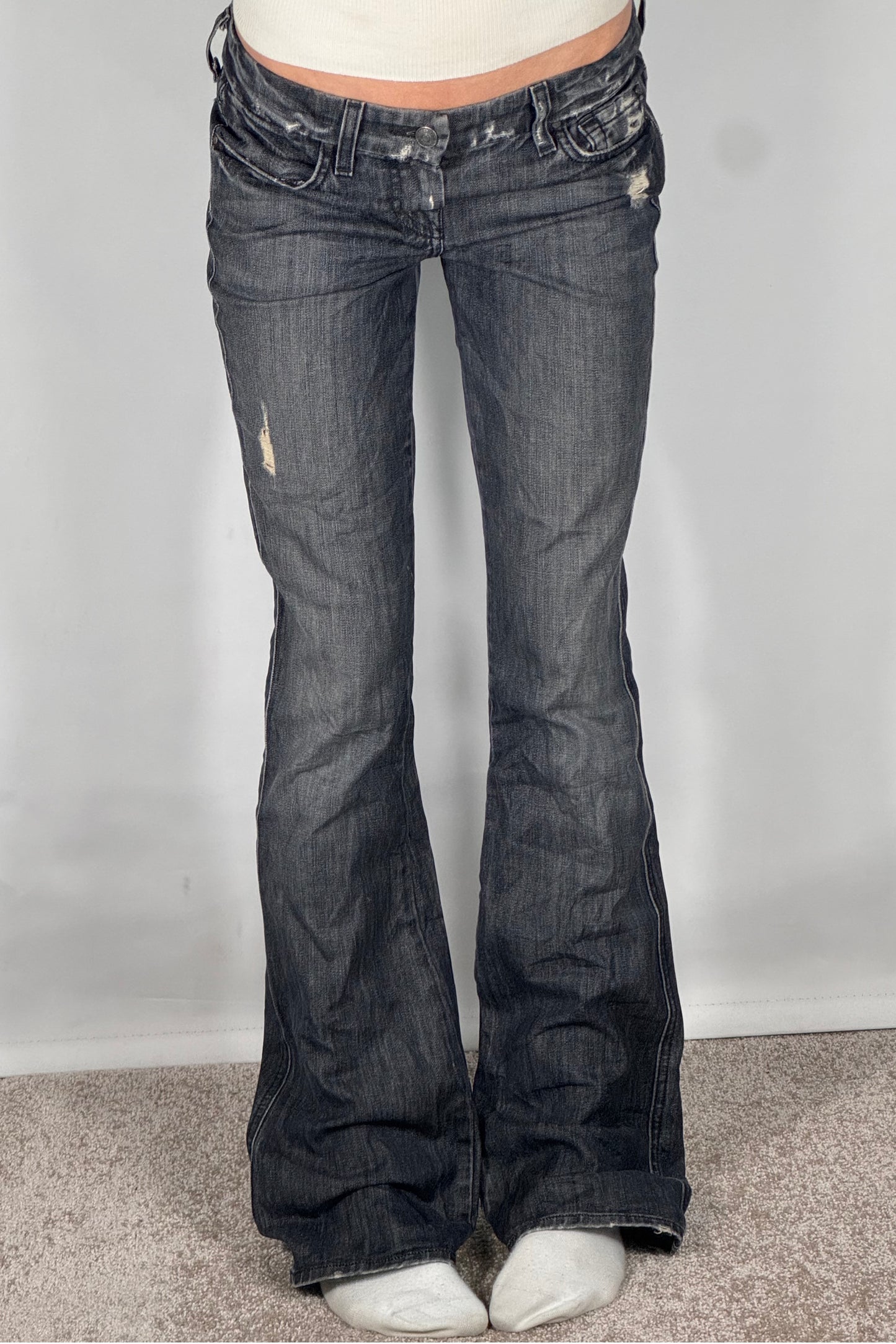 Lågmidjade jeans stl: S