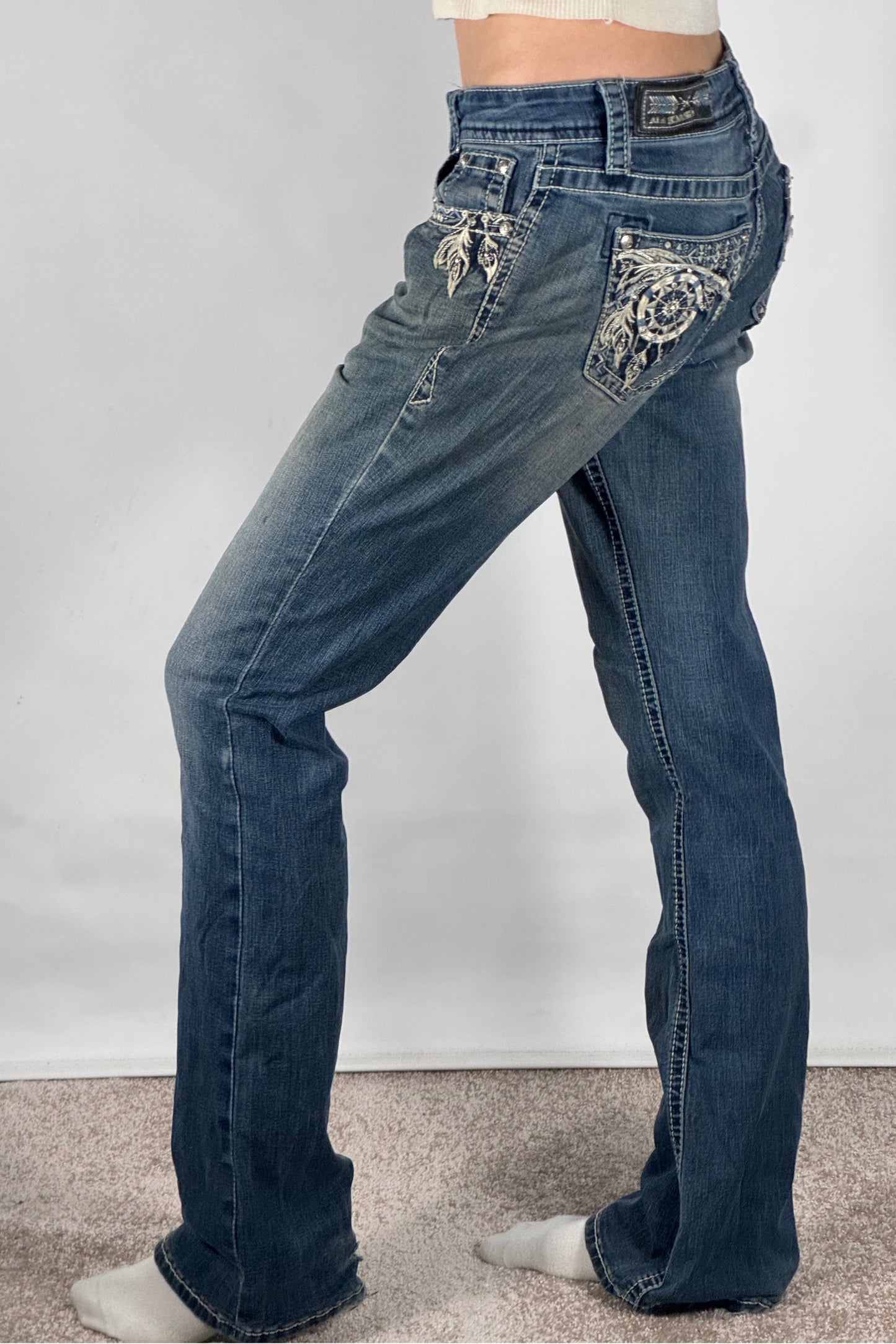 Lågmidjade jeans stl: S