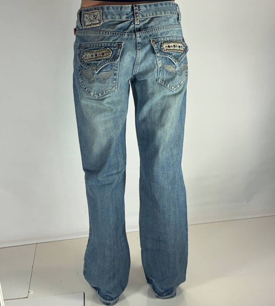 Lågmidjade jeans – stl: S