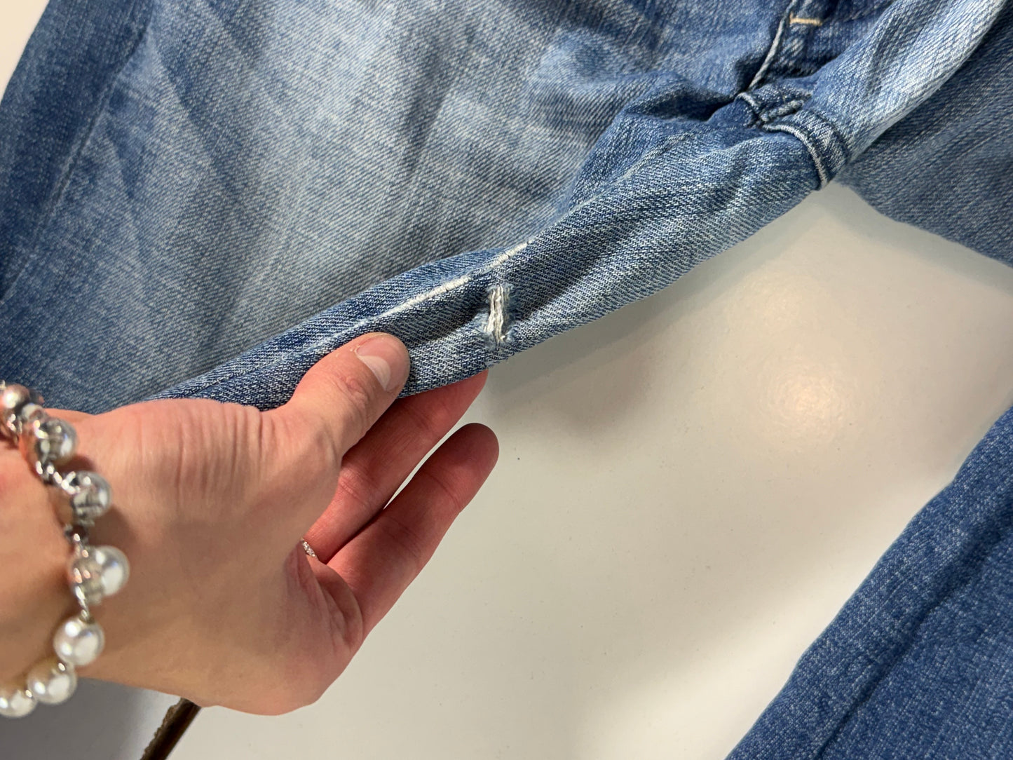 Lågmidjade jeans stl: S
