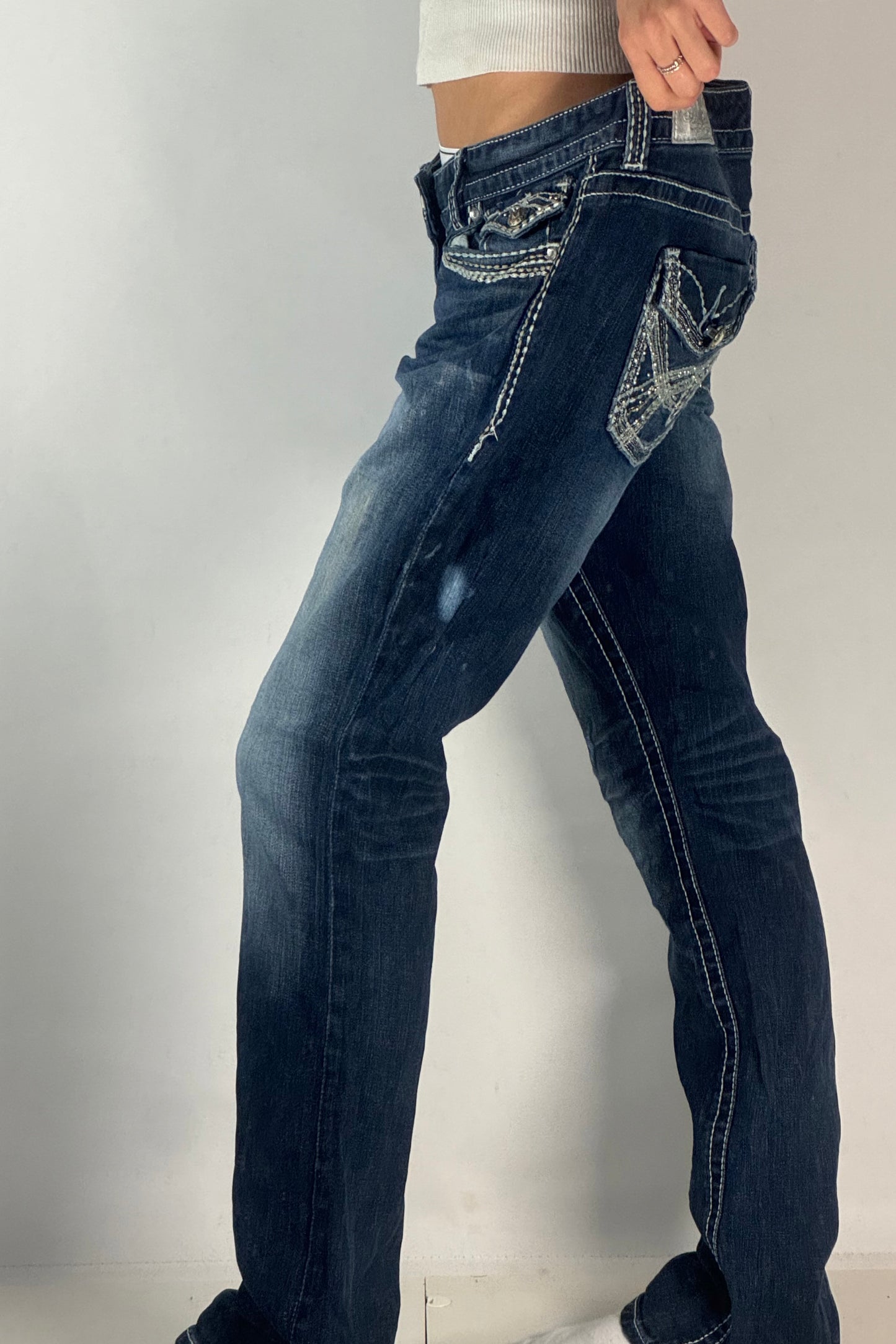 Lågmidjade jeans stl: L