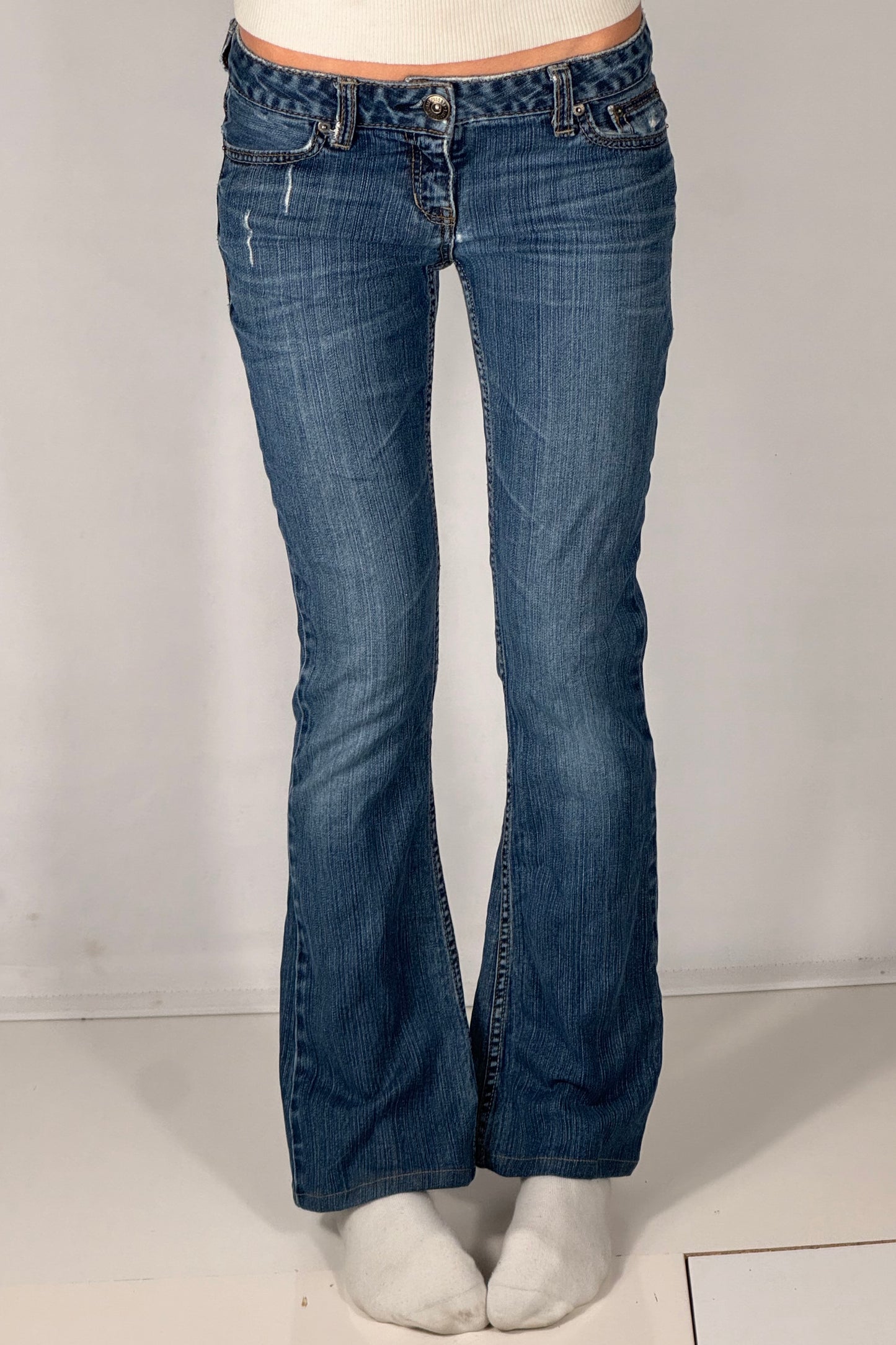 Lavlivede jeans str: XS