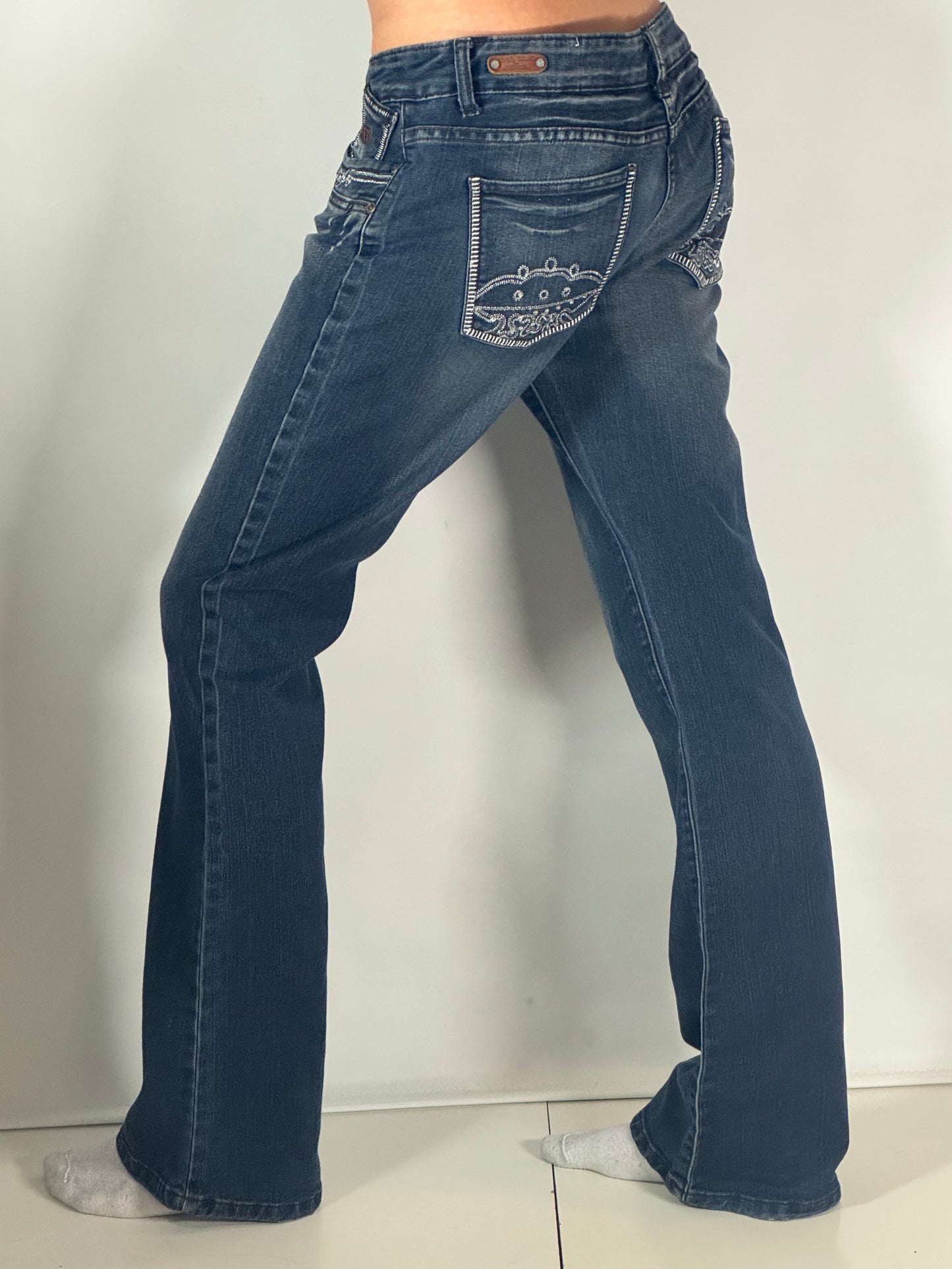 Lågmidjade jeans stl: M