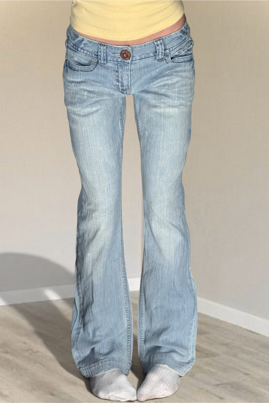 Lågmidjade jeans stl: S