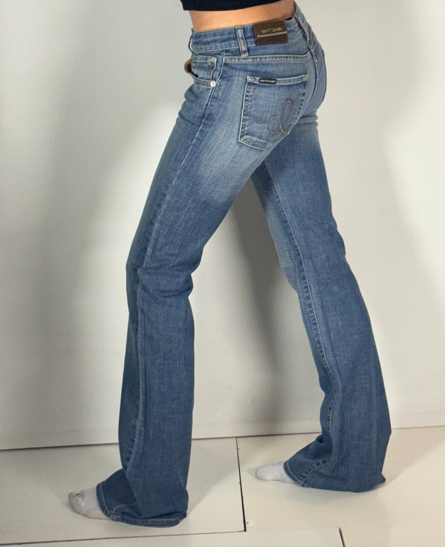 Lågmidjade jeans stl: S