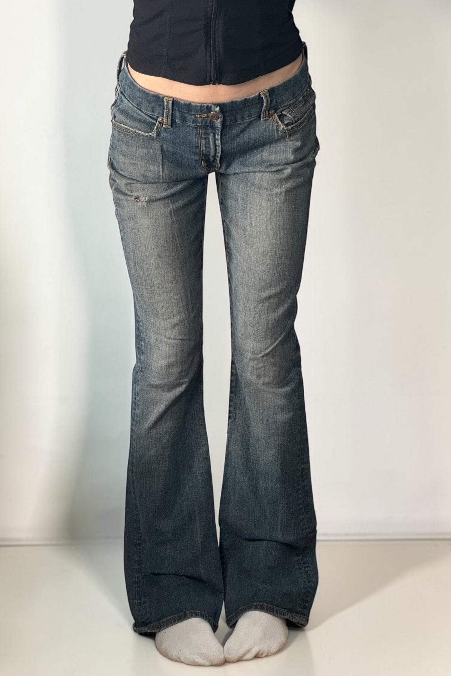 Lågmidjade jeans stl: S