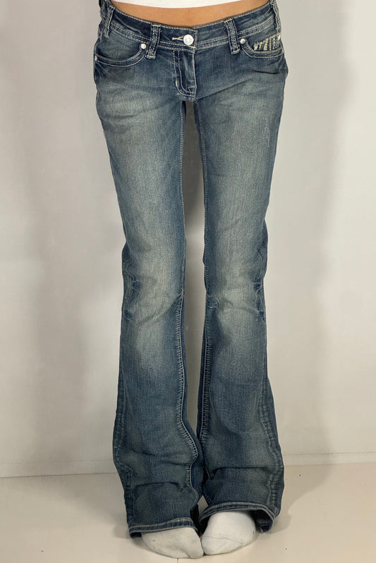 Lågmidjade jeans stl: S