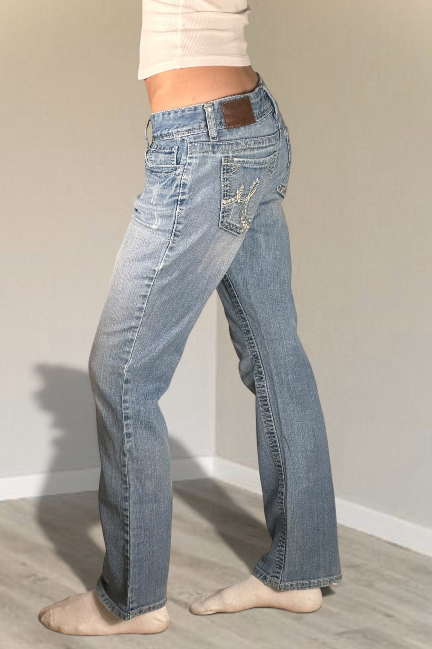Lågmidjade jeans stl: S