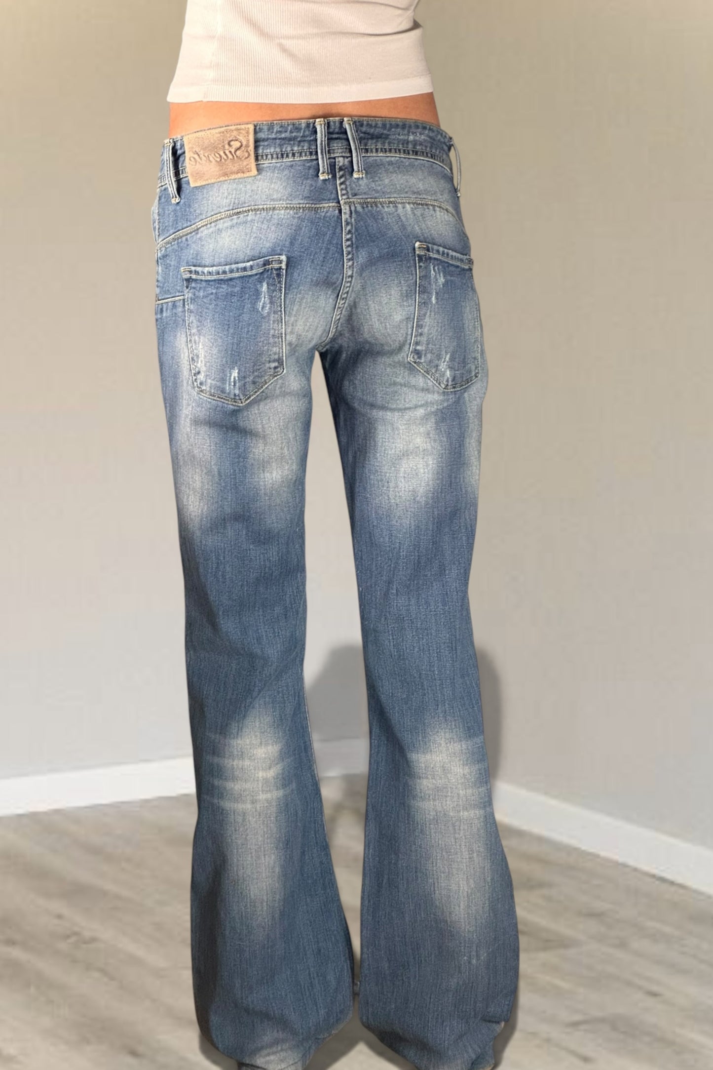 Lågmidjade jeans stl: S