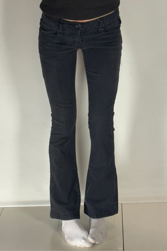 Lågmidjade jeans–stl: S