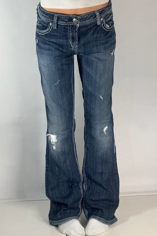 Lågmidjade jeans stl: L