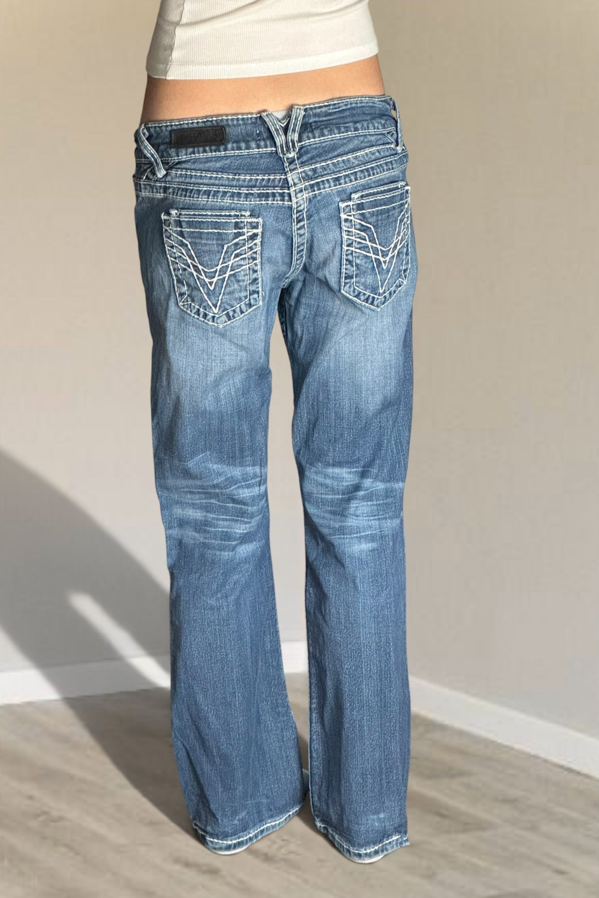 Lågmidjade jeans stl: S