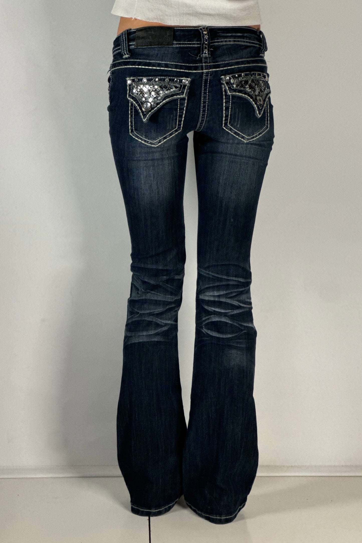 Lågmidjade jeans stl: XS