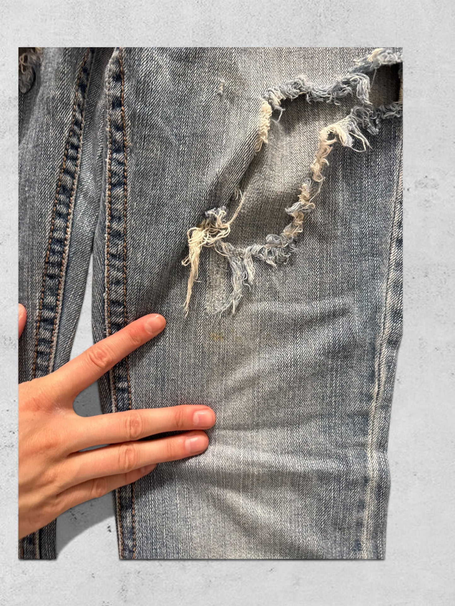 Lågmidjade jeans stl: S
