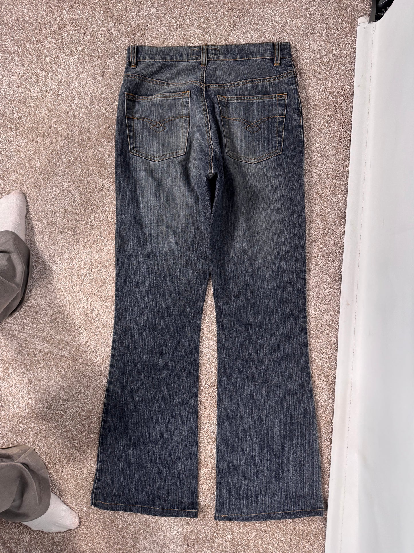 Utsvingte jeans str: XXS