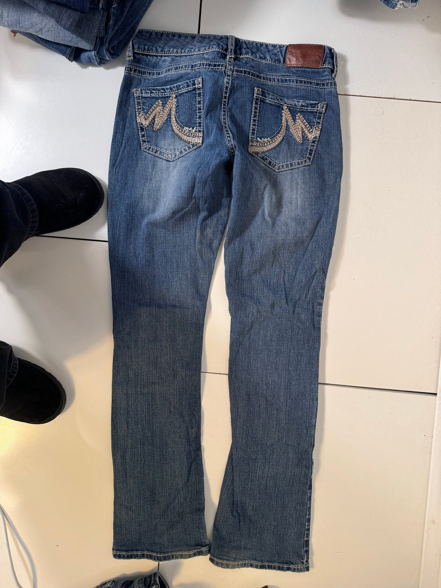 Lågmidjade jeans stl: S