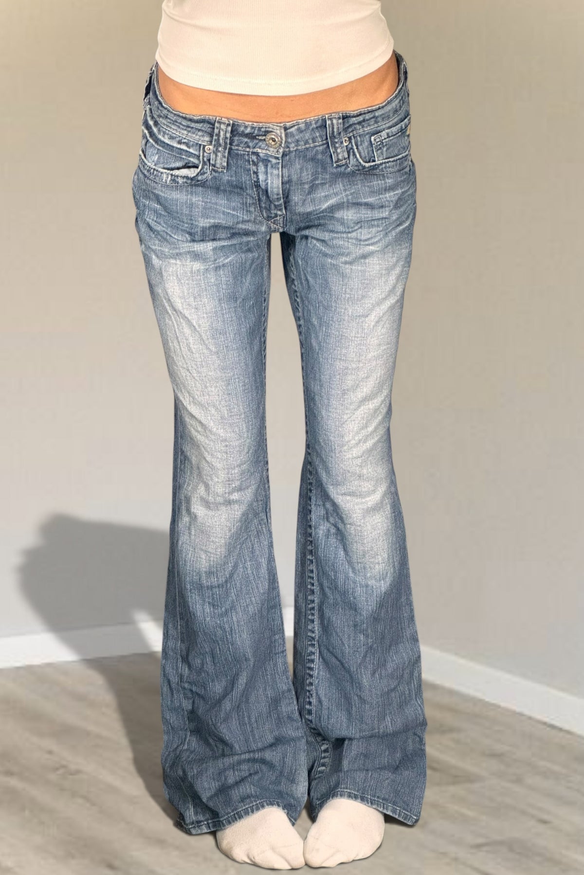 Lågmidjade jeans stl: L