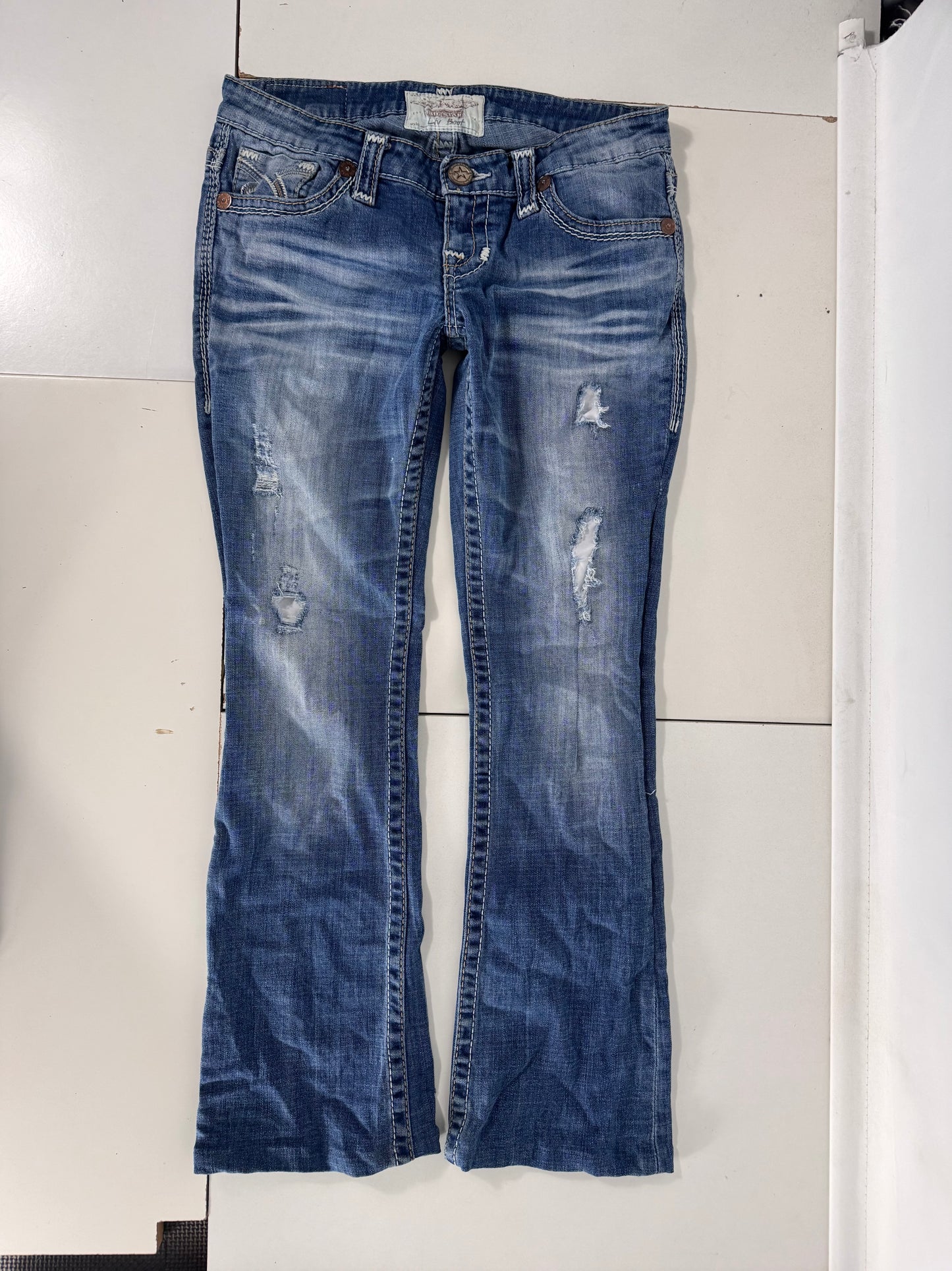 Lågmidjade jeans stl: S