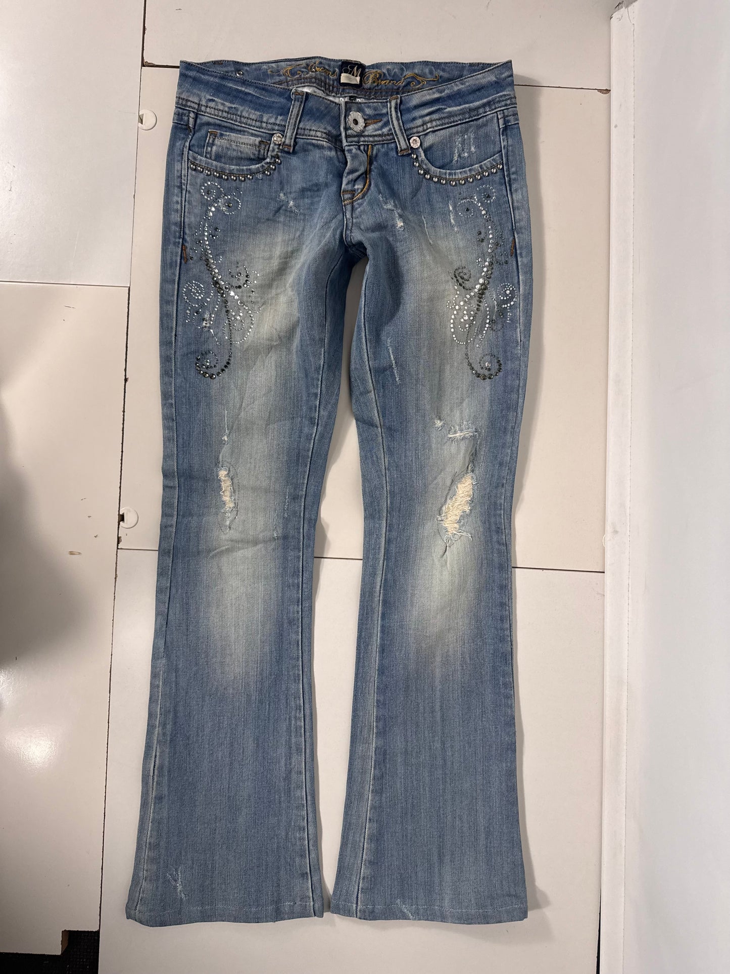 Lavtaljede jeans str: XS
