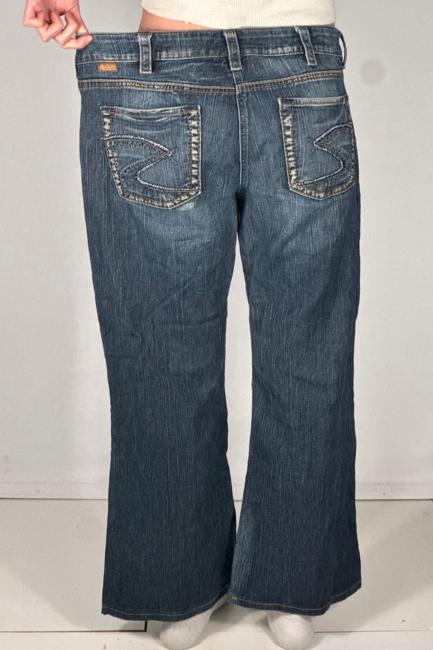 Lavt liv-jeans str.: L