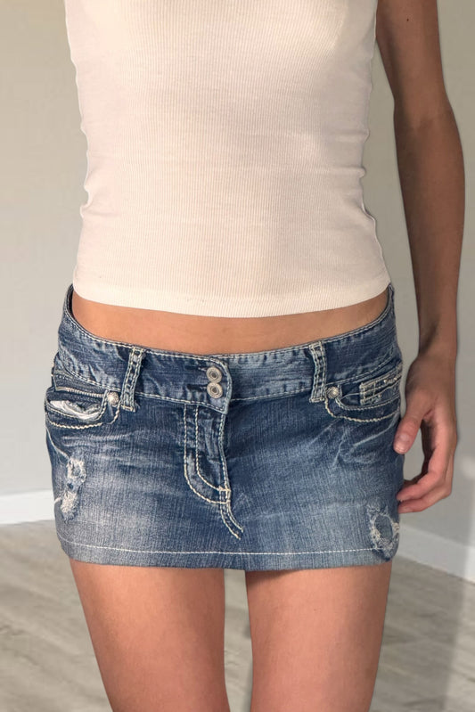 Jeans kjol stl: XS