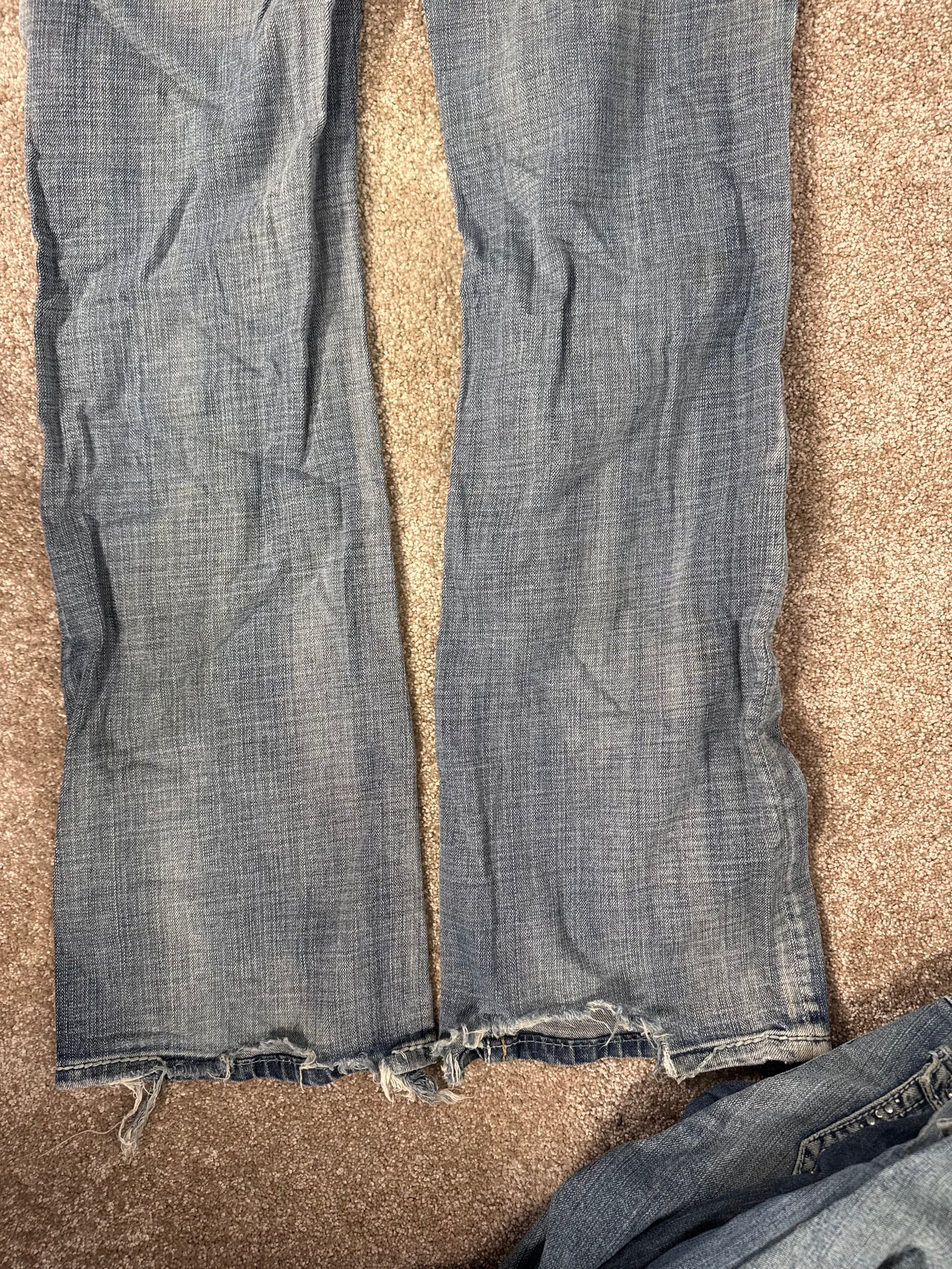 Lavtaljede jeans str: S