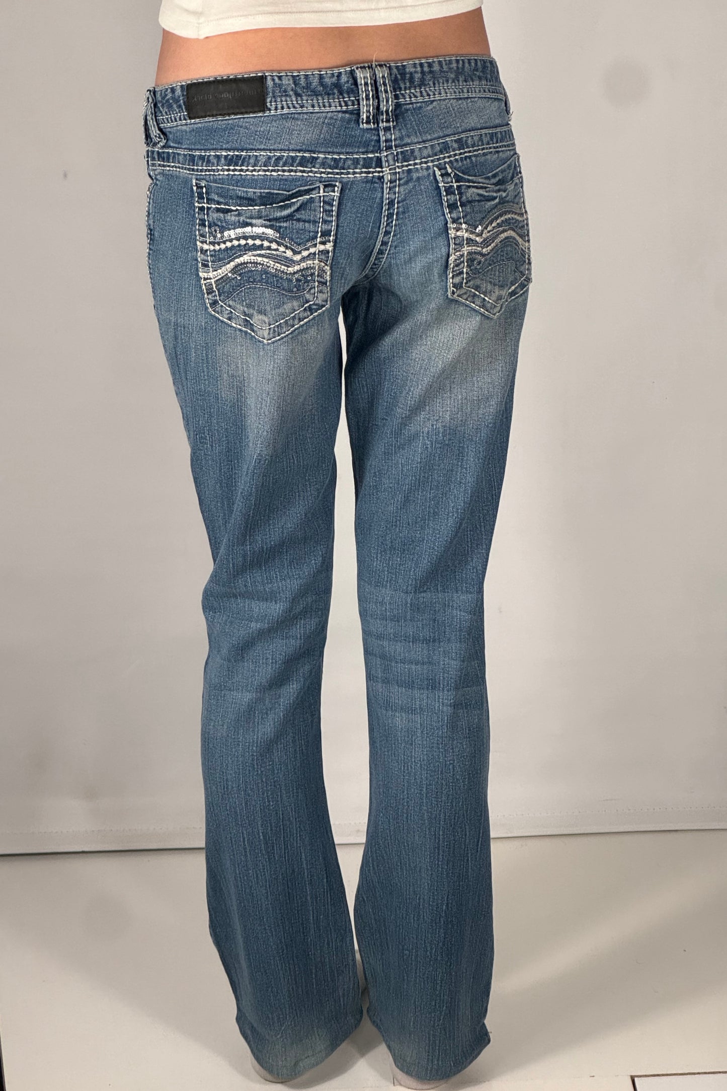 Lågmidjade jeans stl: S