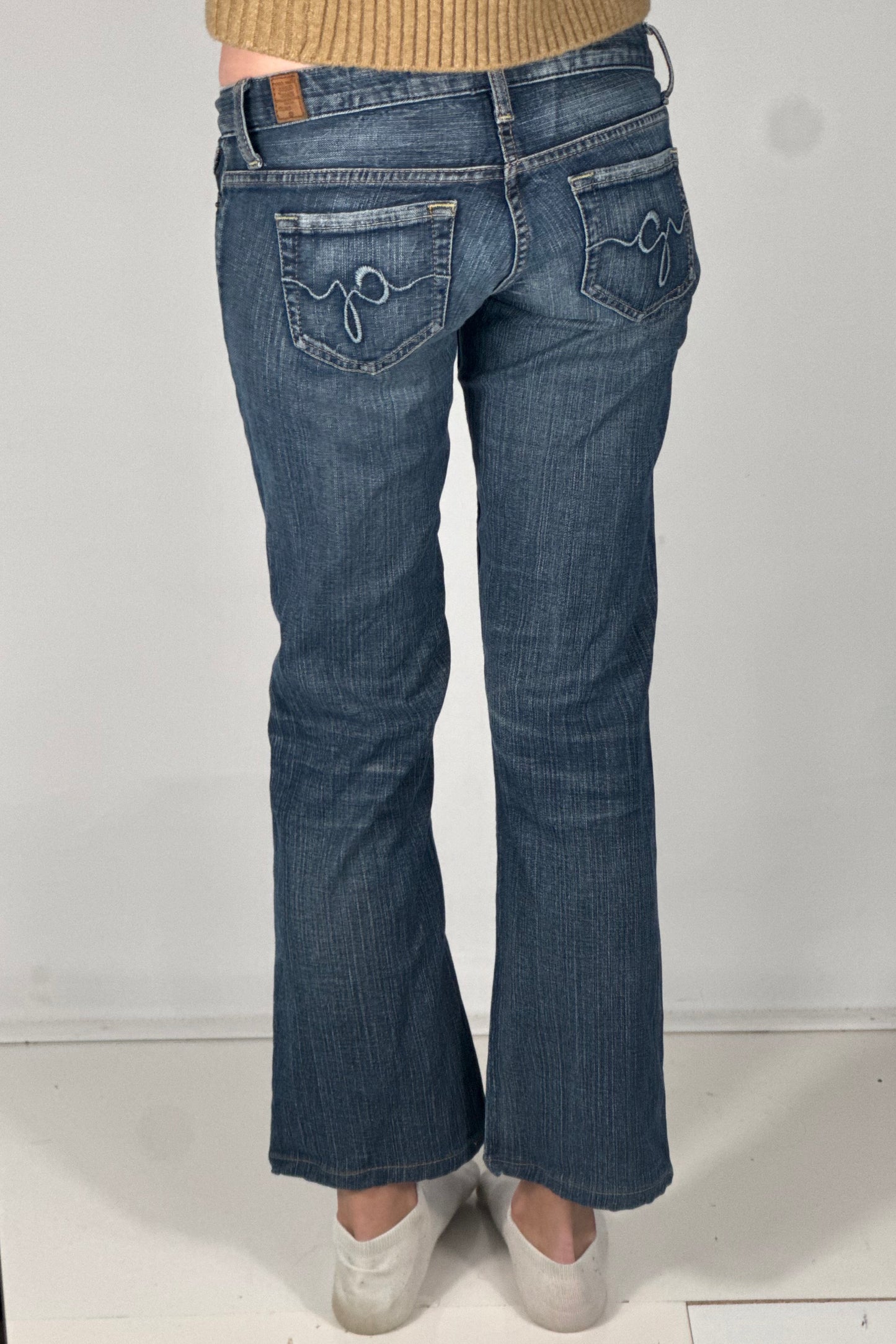 Lavmidede jeans str: XXS