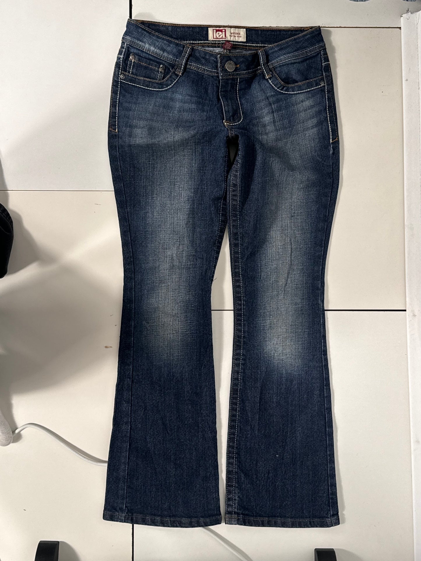Lavtaljede jeans str: S