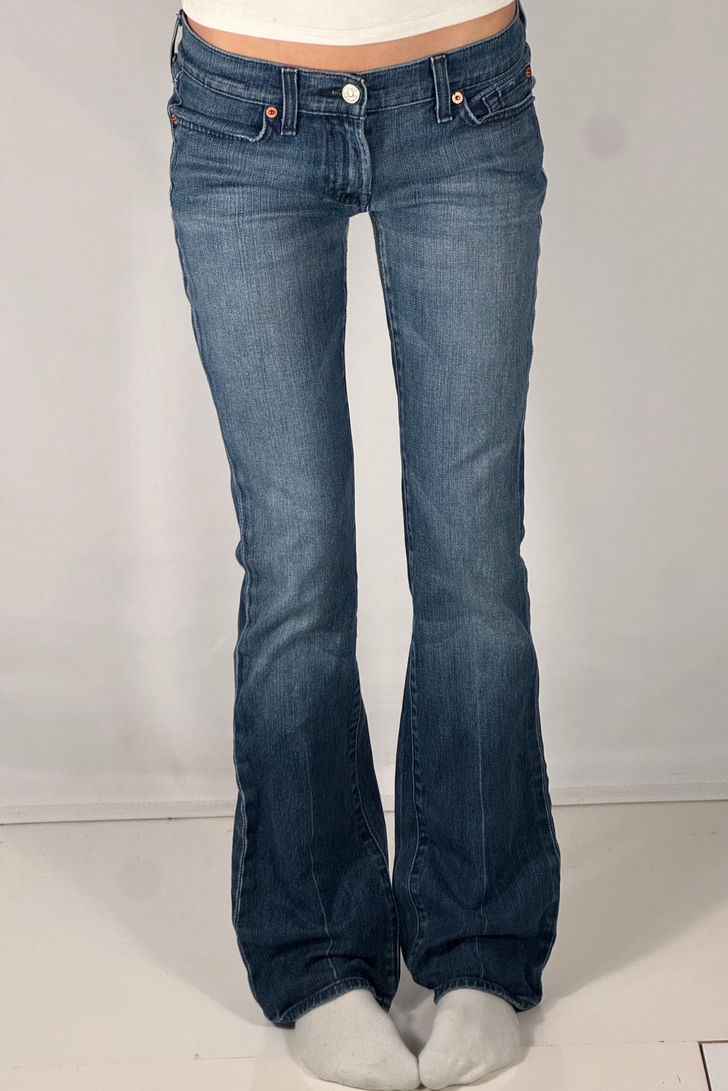 Lågmidjade jeans stl: S