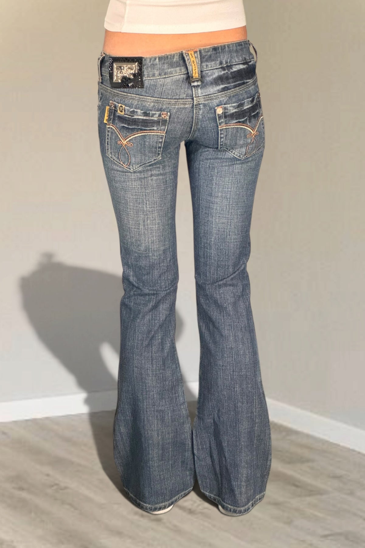 Lågmidjade jeans stl: S