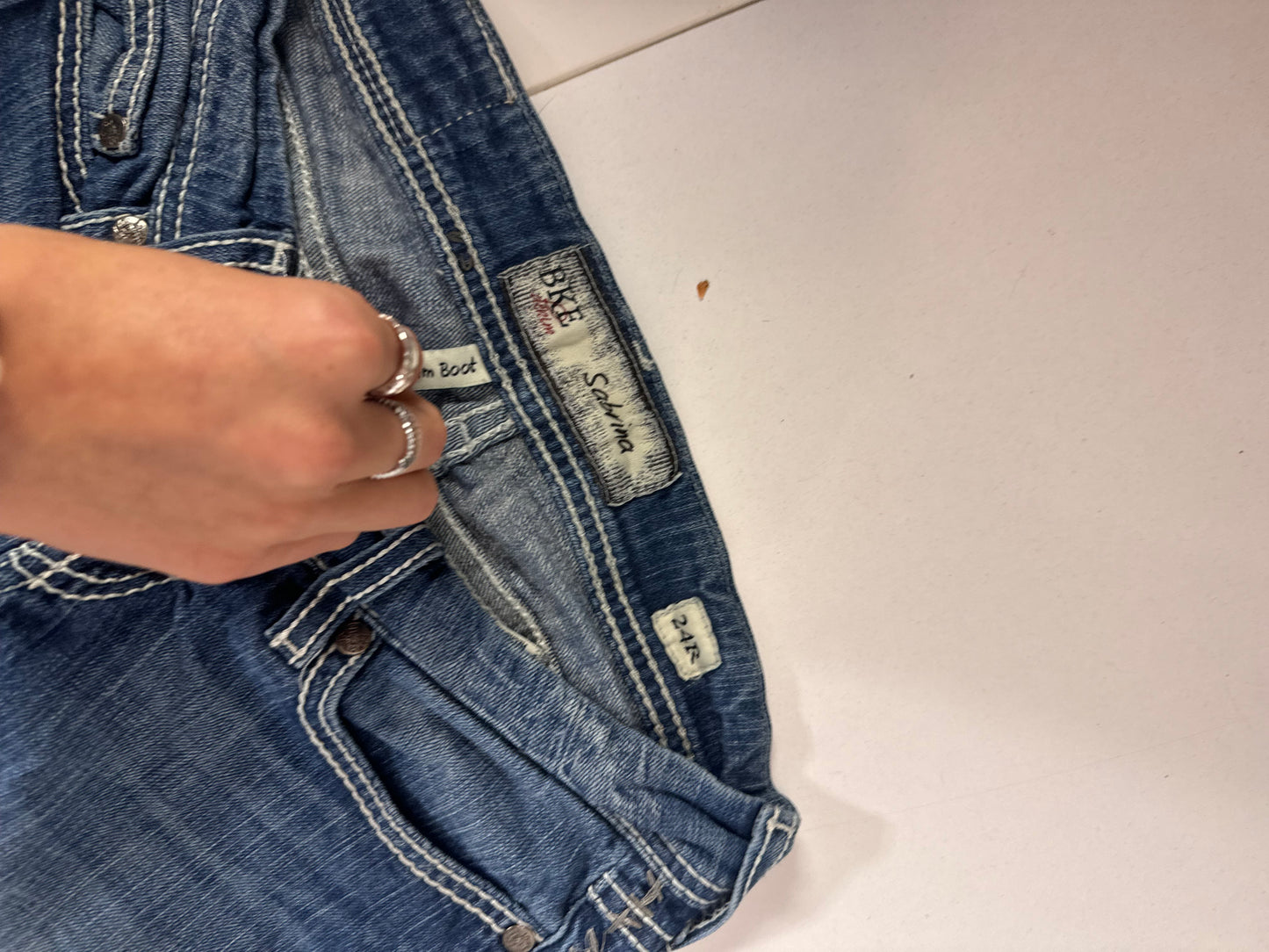Lågmidjade jeans stl: XS