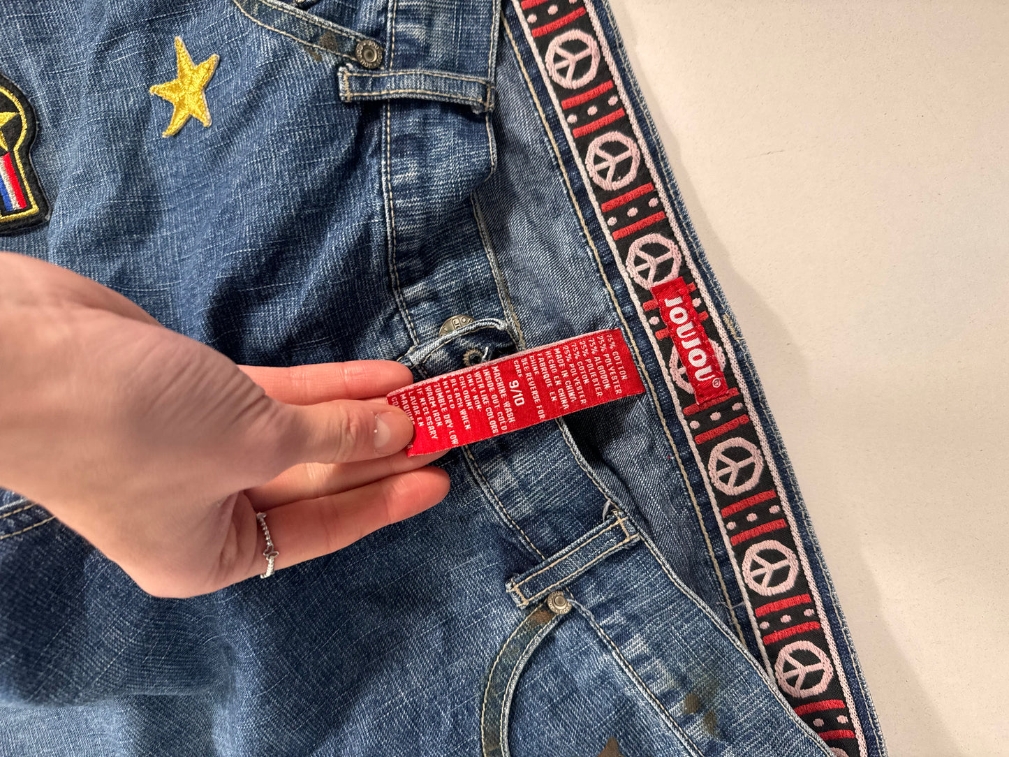 Lågmidjade jeans stl: S