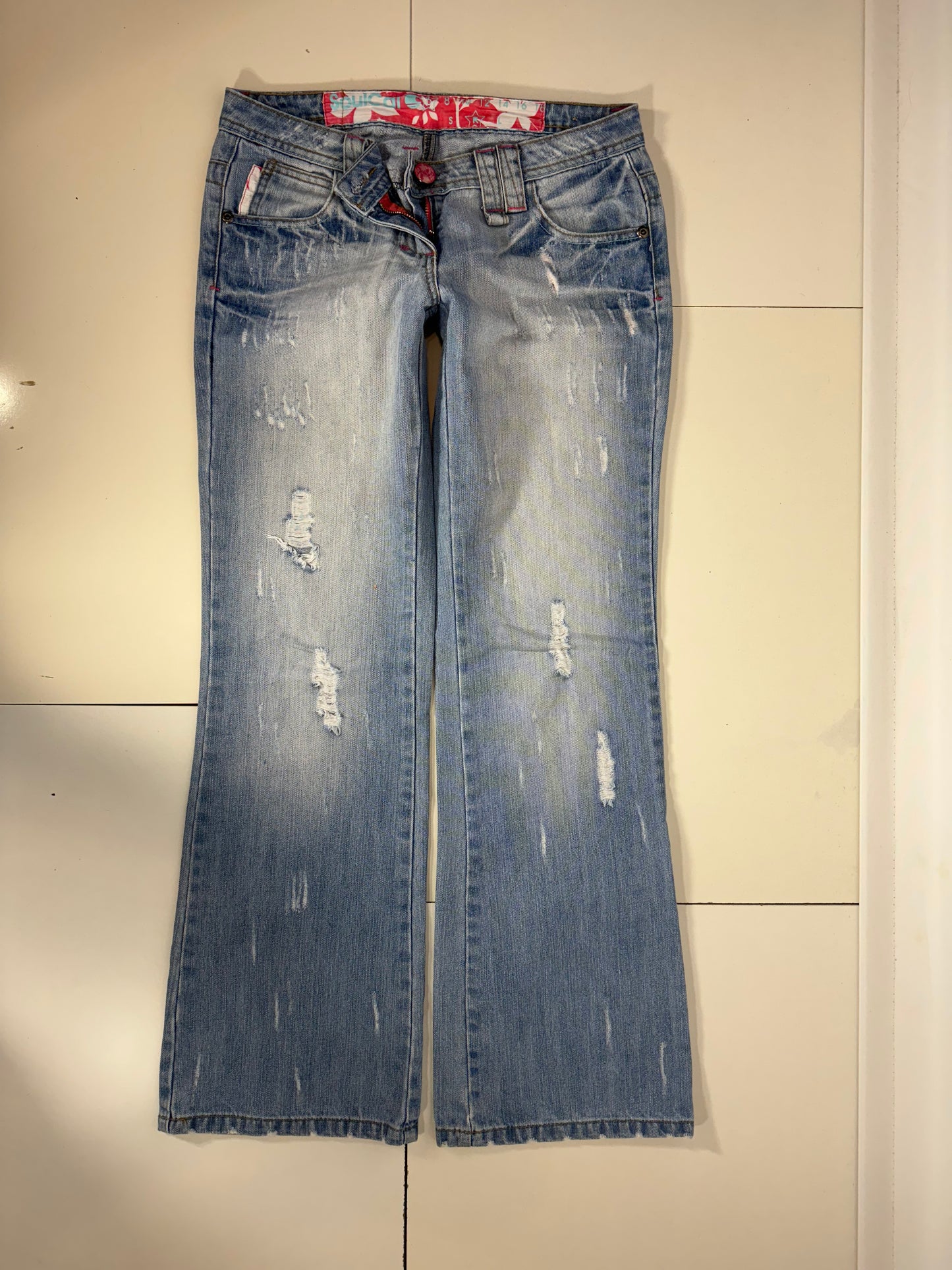Lågmidjade jeans stl: S