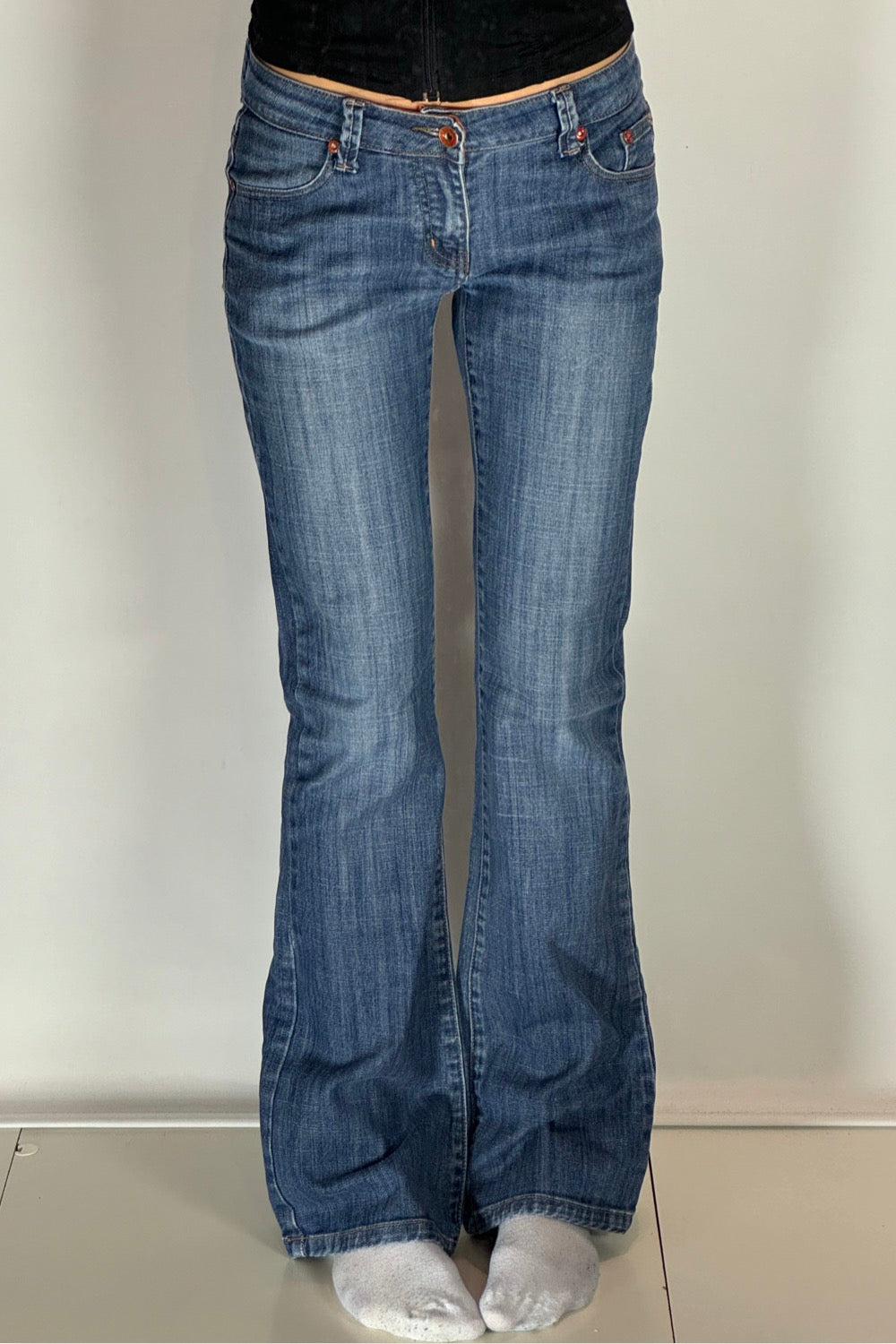 Lågmidjade jeans stl: S