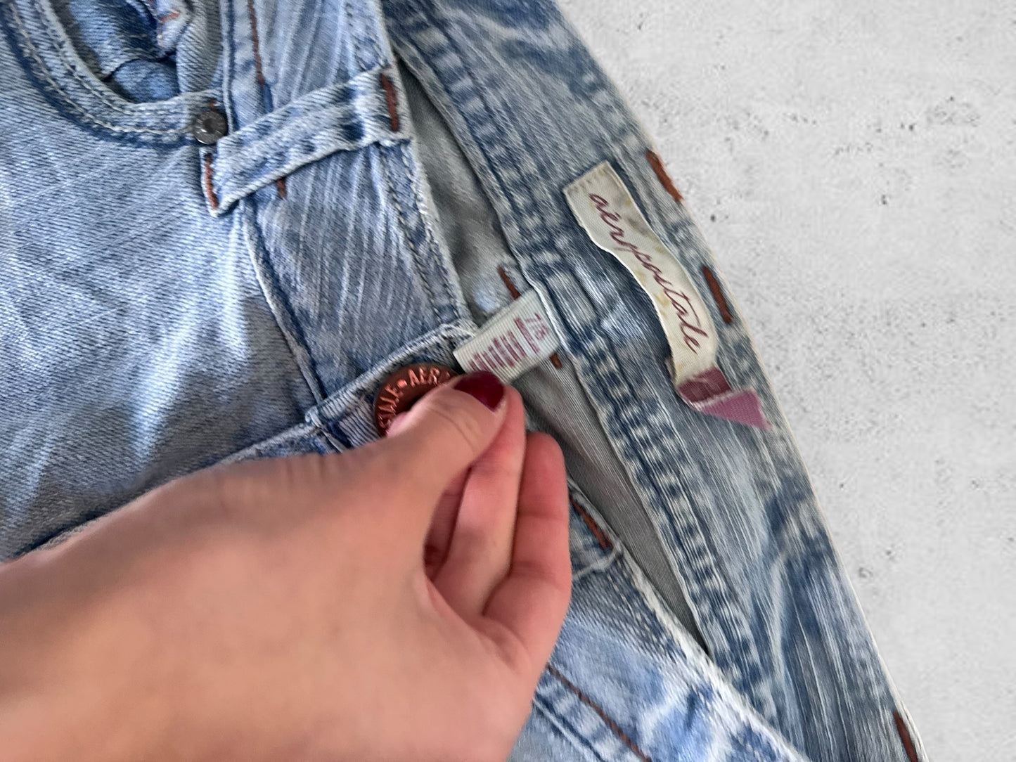 Lågmidjade jeans stl: S