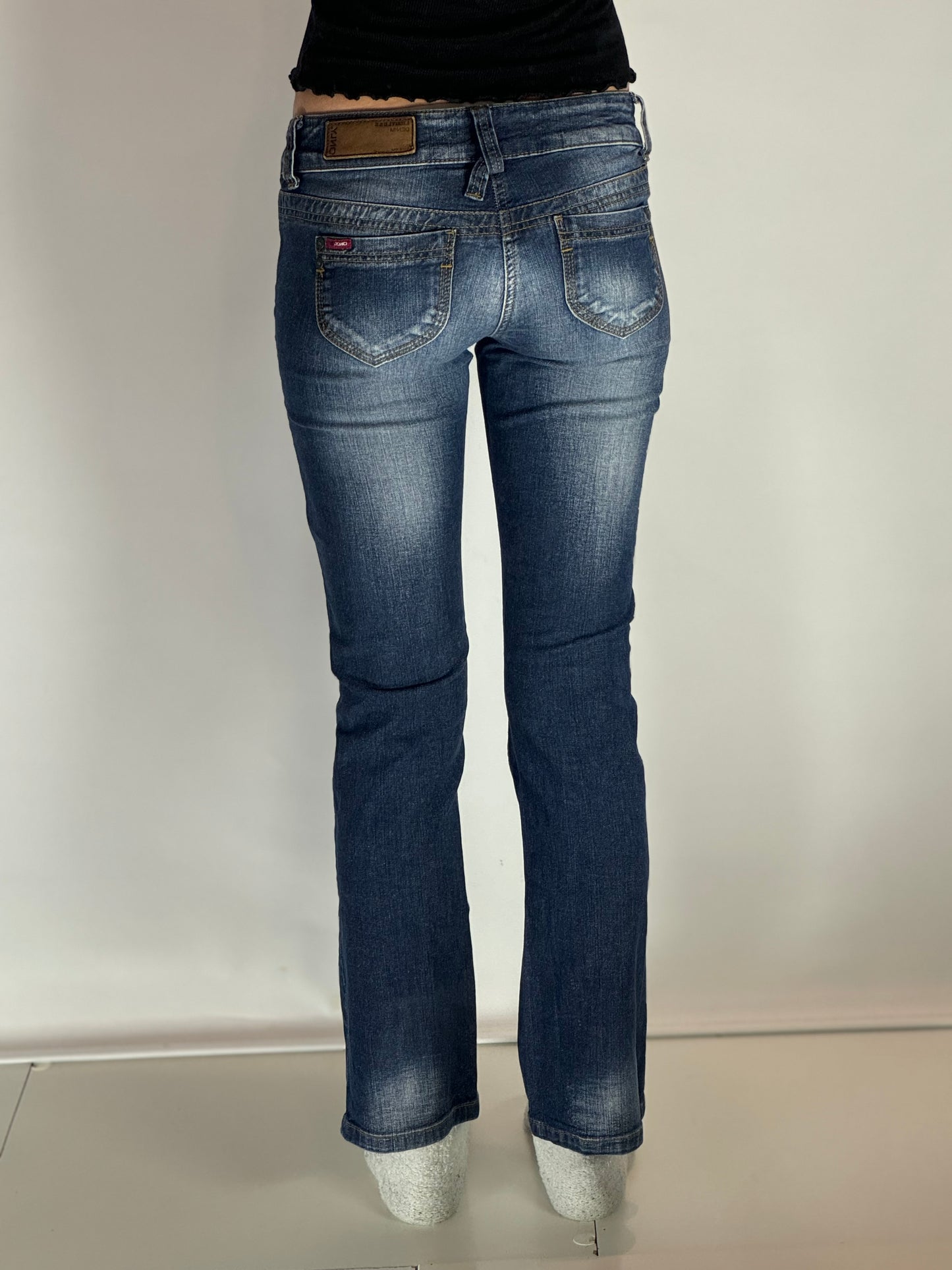 Lågmidjade jeans–stl: XS