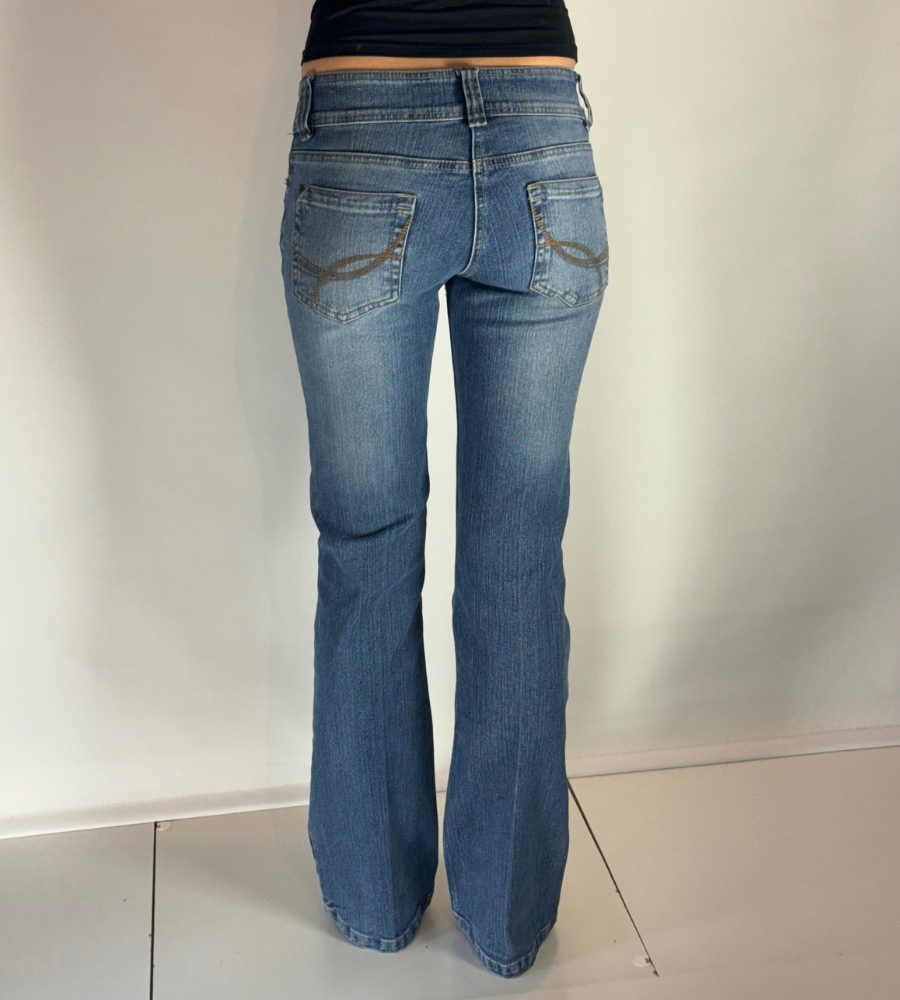 Lågmidjade jeans–stl: XS