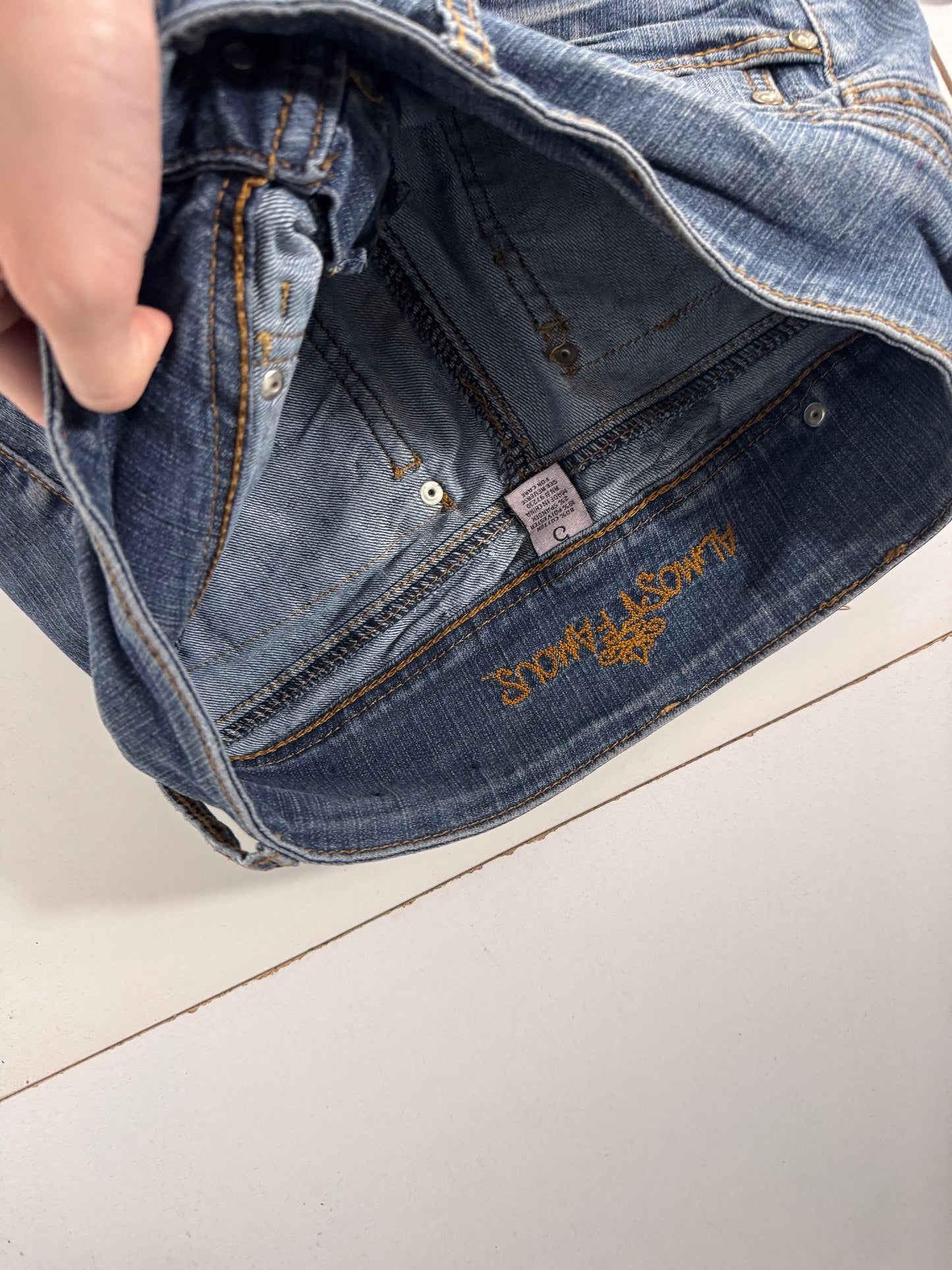 Lågmidjade jeans stl: S