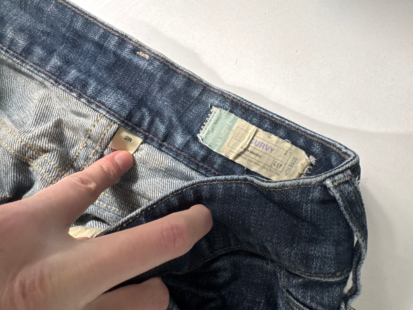 Lågmidjade jeans stl: XS