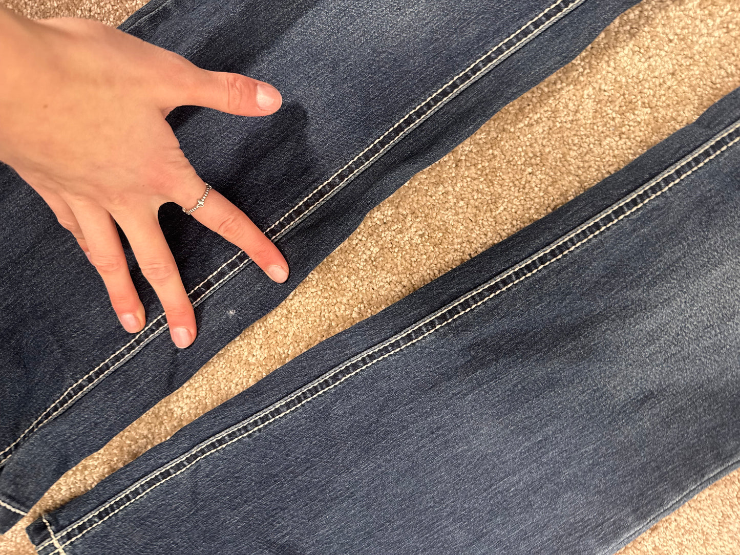 Lågmidjade jeans stl: XS