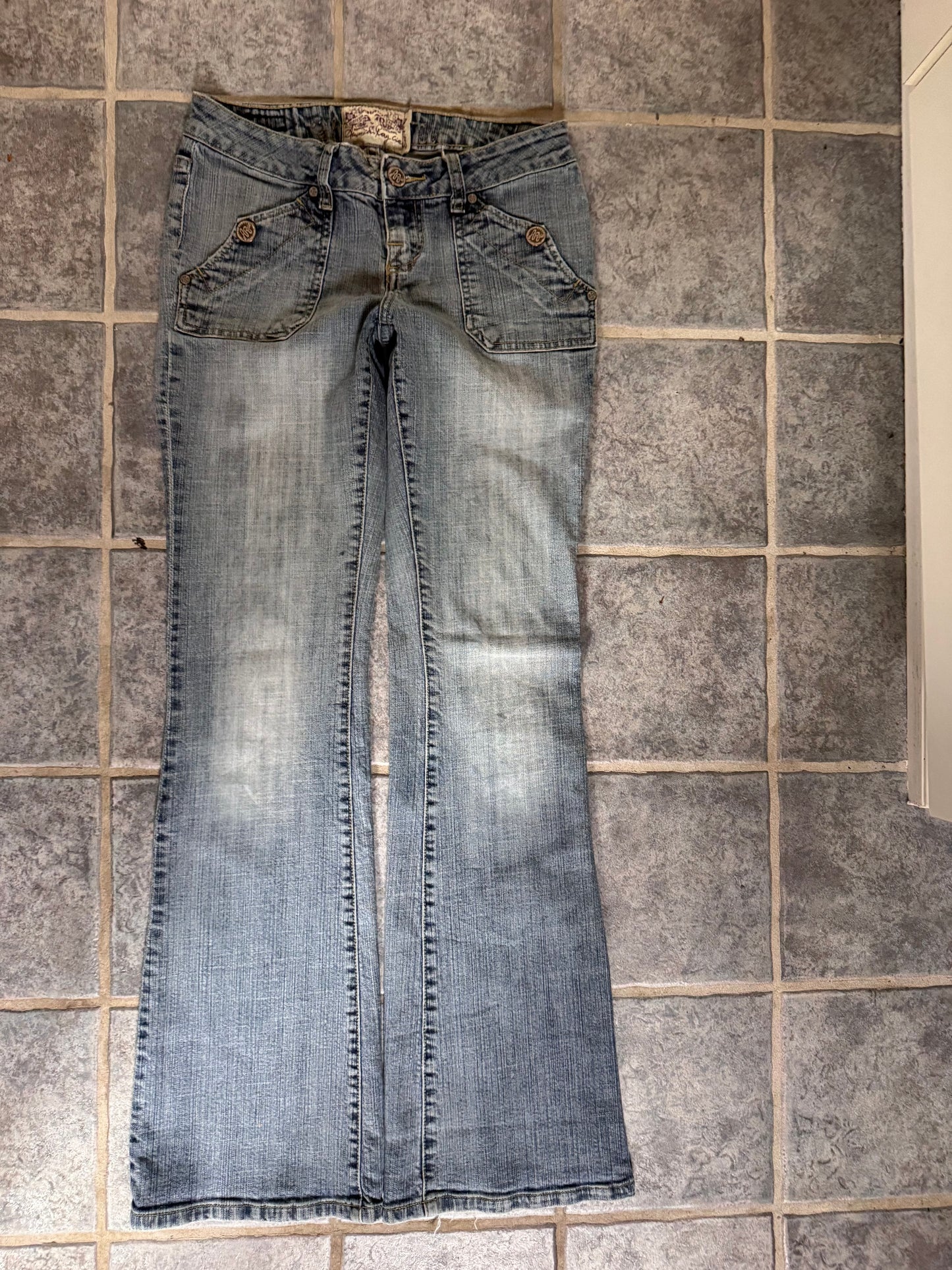 Lågmidjade jeans stl: XS