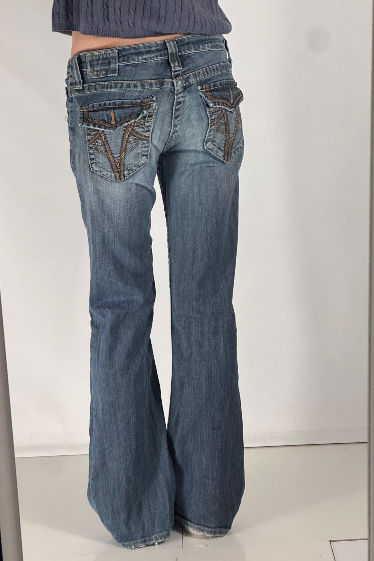 Lågmidjade jeans stl: S