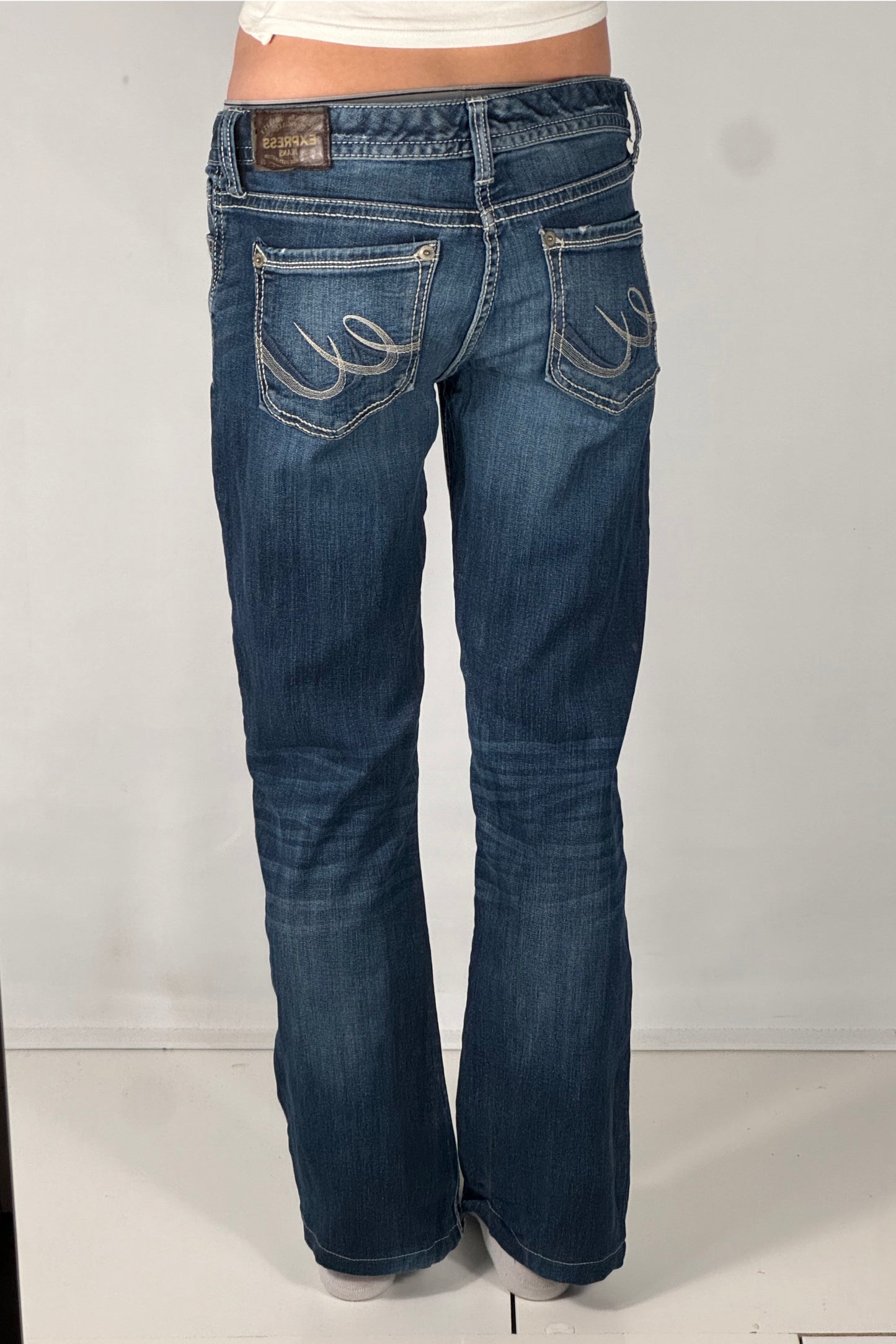 Lågmidjade jeans stl: S/M