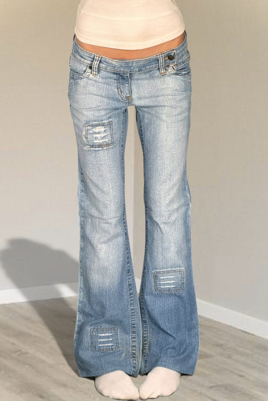 Lågmidjade jeans stl: S