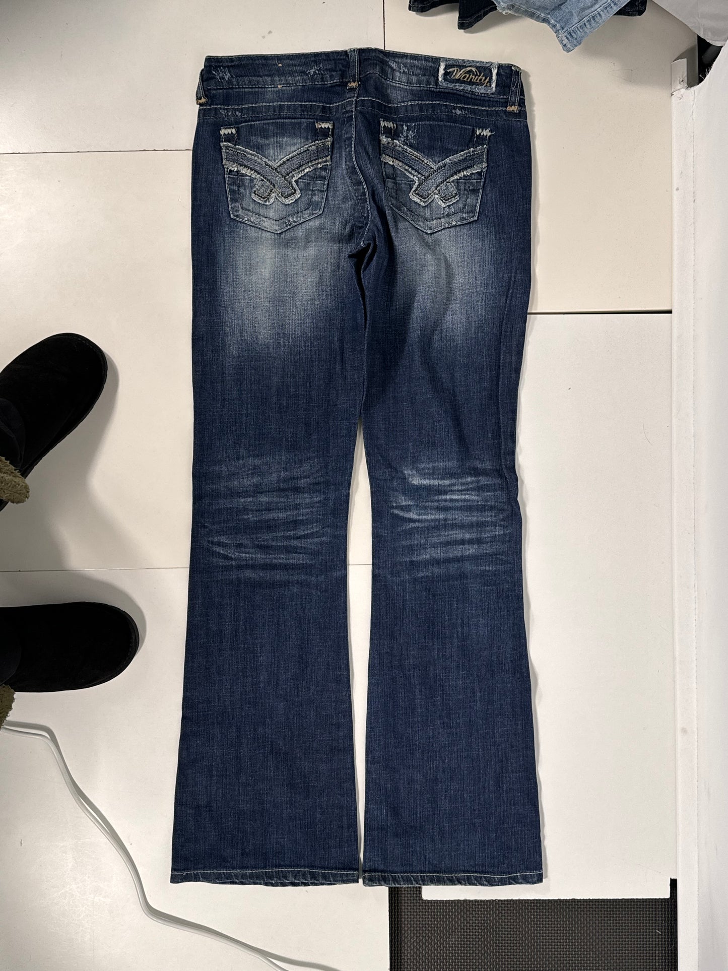 Lavt liv jeans str: S/M