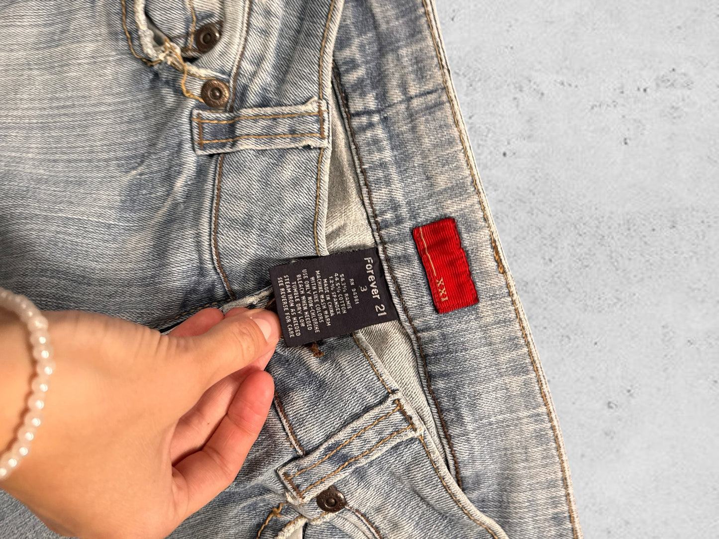 Lågmidjade jeans stl: XS