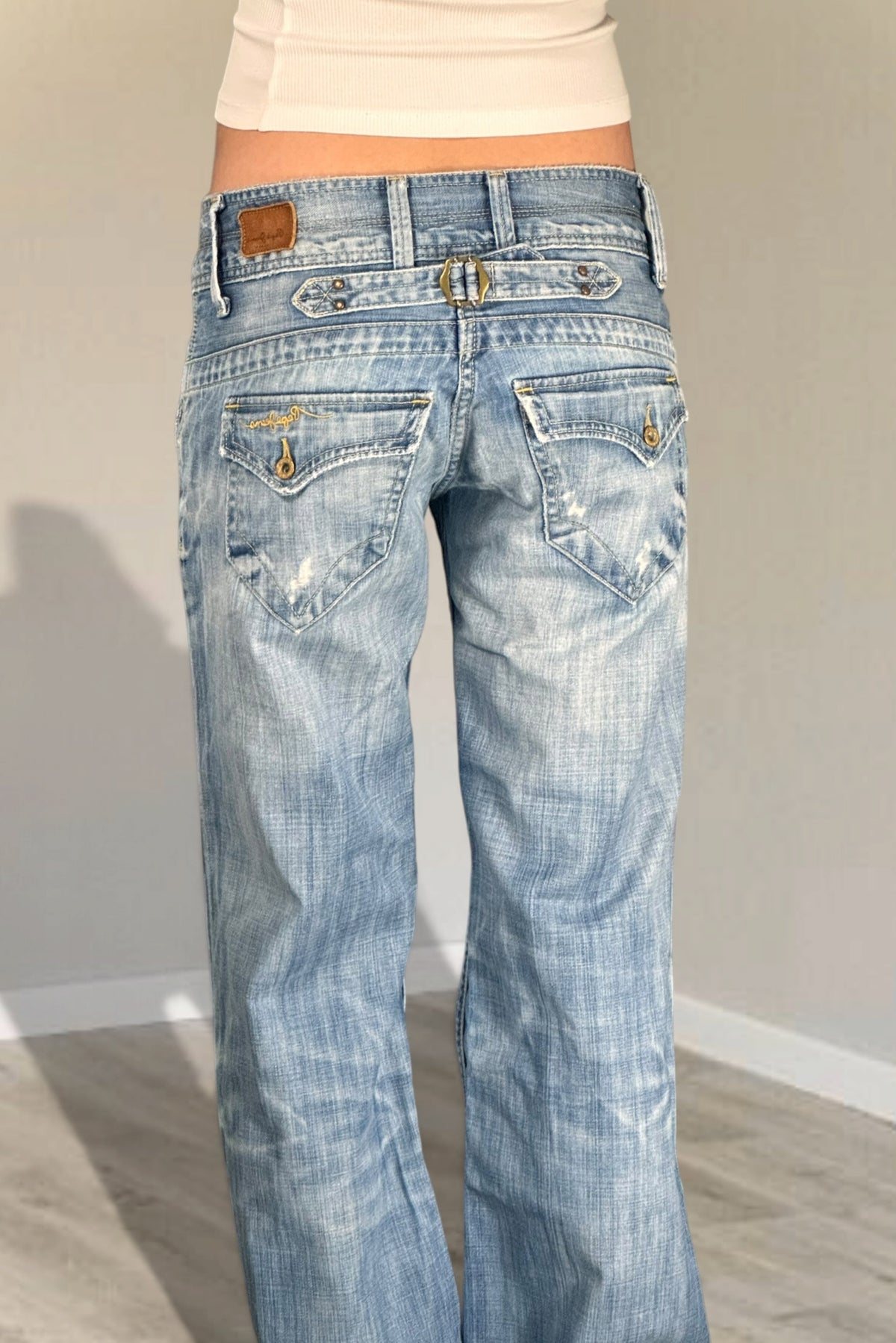 Lågmidjade jeans stl: S
